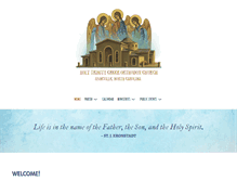Tablet Screenshot of holytrinityasheville.com
